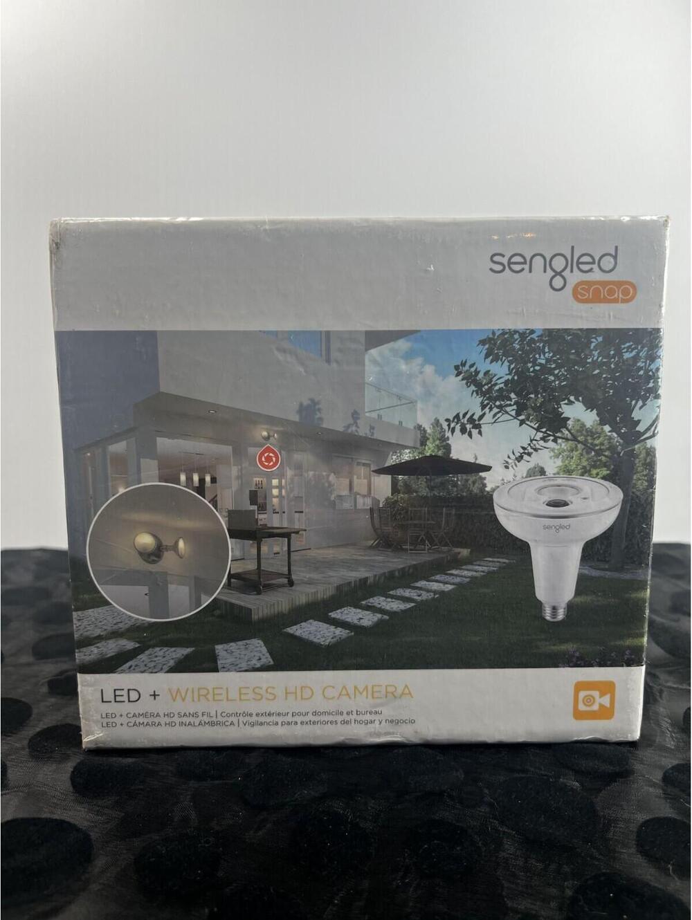 NEW Sengled Snap Wireless HD Camera LED Light Bulb 1080P WiFi Security PAR38